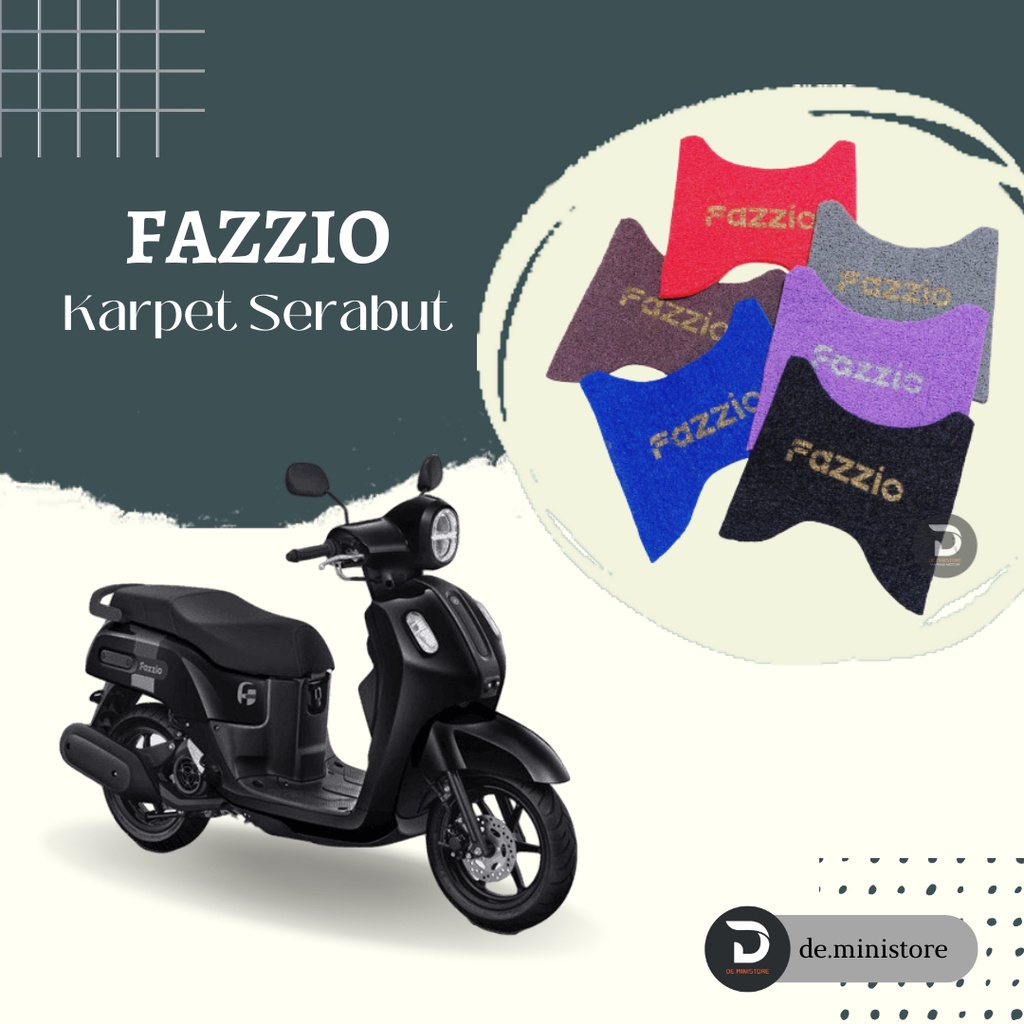 AKSESORIS MOTOR FAZZIO - Karpet Motor Fazzio - Motor Yamaha Fazzio