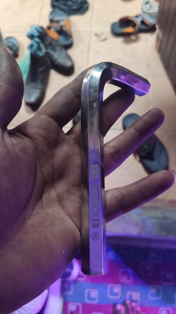 Kunci L Pendek 10 Mm ~ 14 Mm Chrome Vanadium Steel / Short Hex Key Tekiro