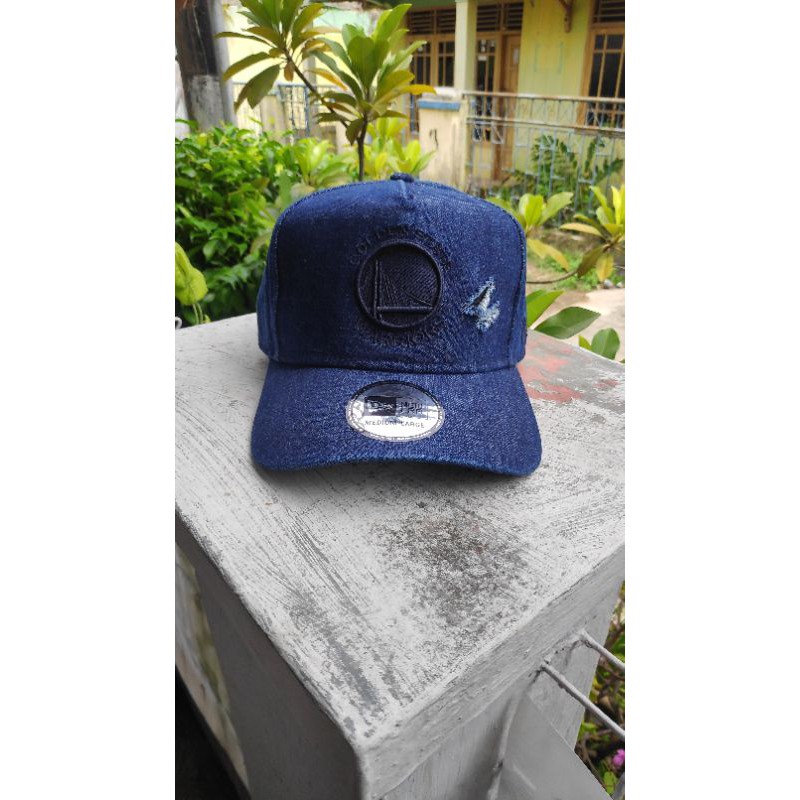NEW ERA KFRAME GOLDEN STATE WARRIORS DENIM 9FORTY preloved