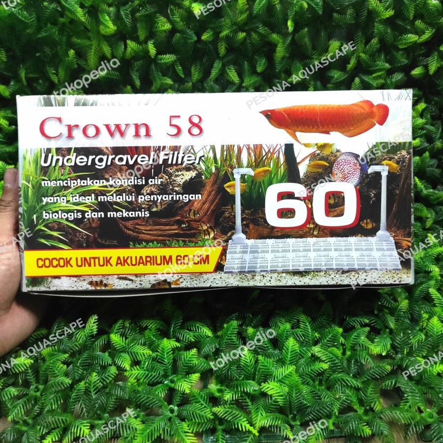 PAPAN UNDERGRAVEL FILTER UGF CROWN 58 PALUDARIUM AQUARIUM AQUASCAPE