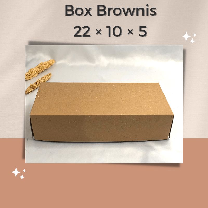 

BOX BROWNIS 22 x 10 x 5| KARDUS BROWNIS| DUS ROTI| KARDUS LAPIS KUKUS| KARDUS LAPIS LEGIT