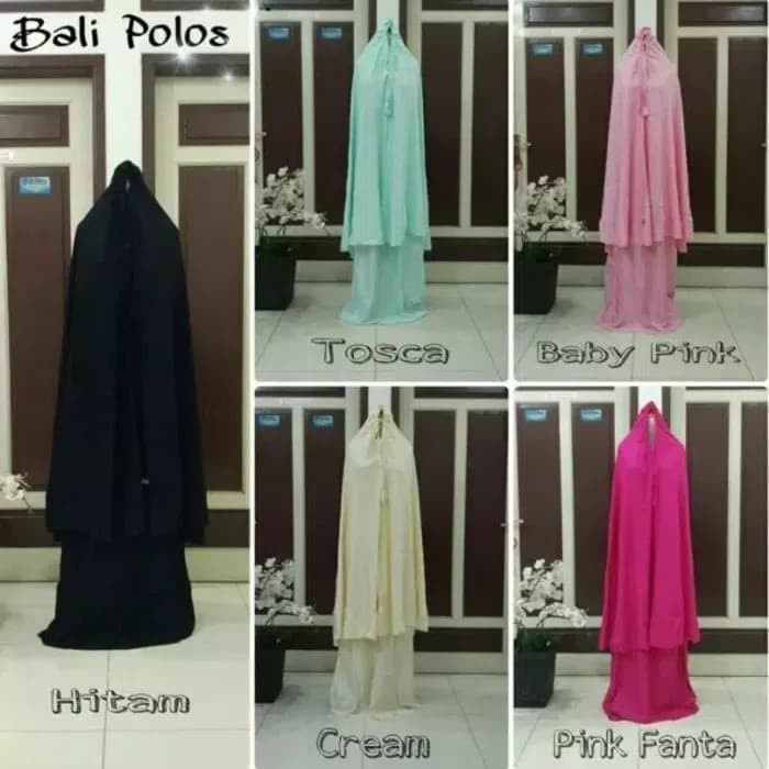 MUKENA KATUN RAYON POLOS