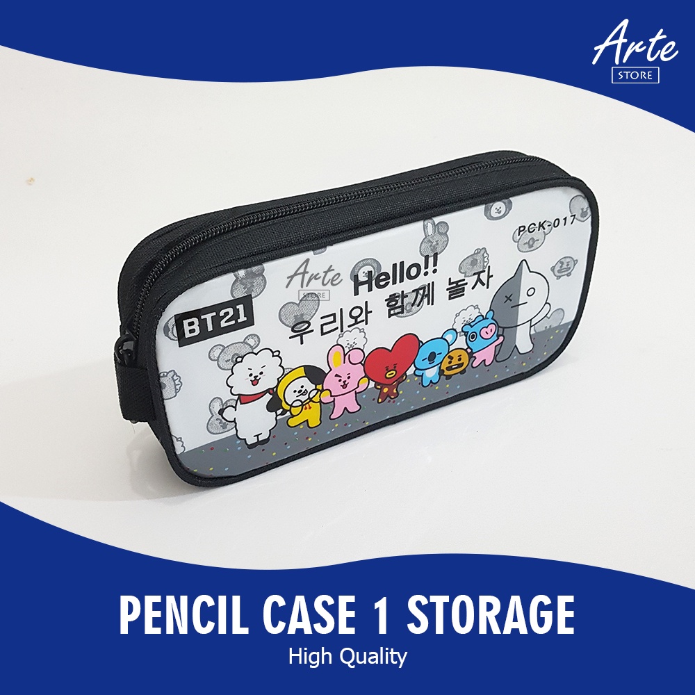 Tempat Pensil Karakter - Pencil Case 1 Kantong