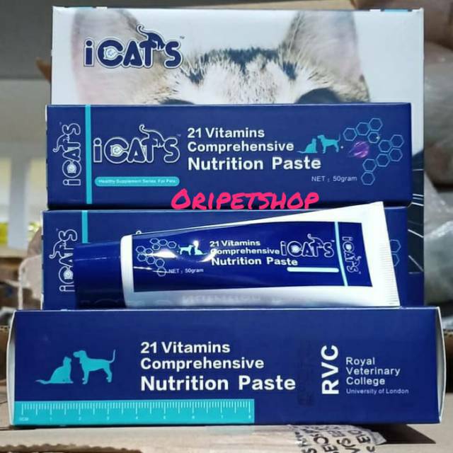 multivitamin kucing icats vitamin Kucing Nutrition paste 50gr