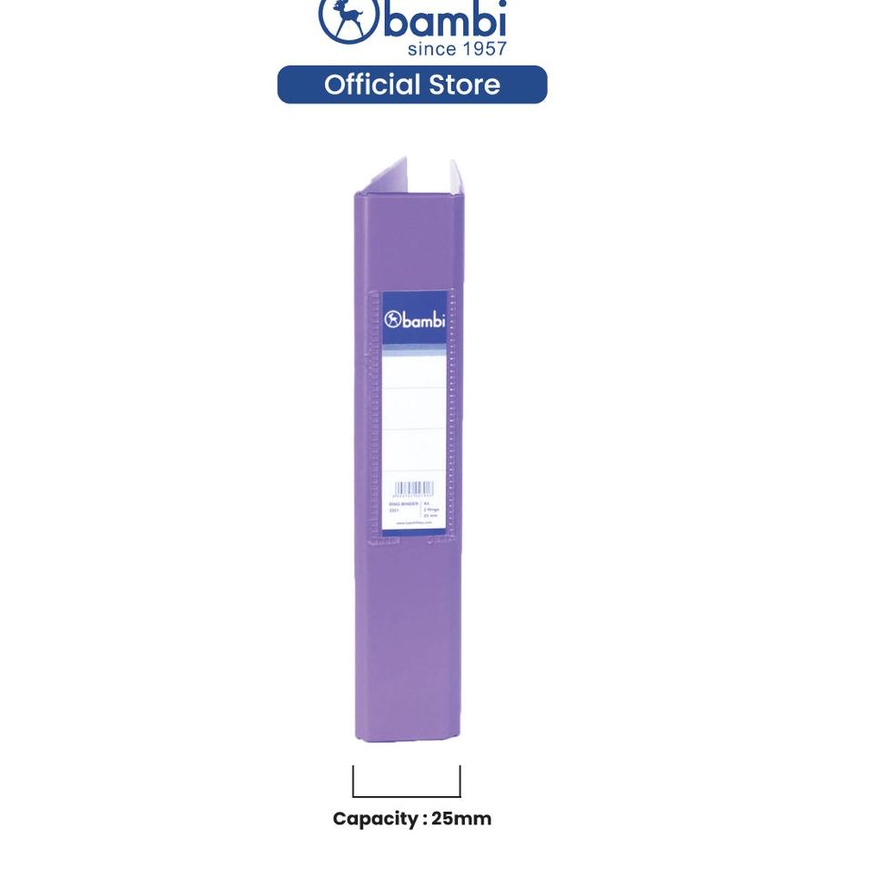 

[KODE PRODUK ABDAJ5183] Bambi D-Type 2 Ring Binder A5 - 2221