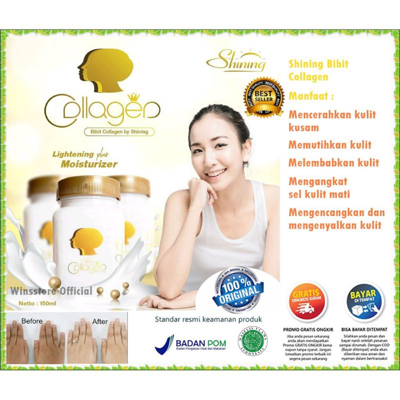 Bibit Pemutih Colagen Pemutih Badan Colagen Body Lotion By SYB Original (Bitcol) Ampeh Memutihkan Badan