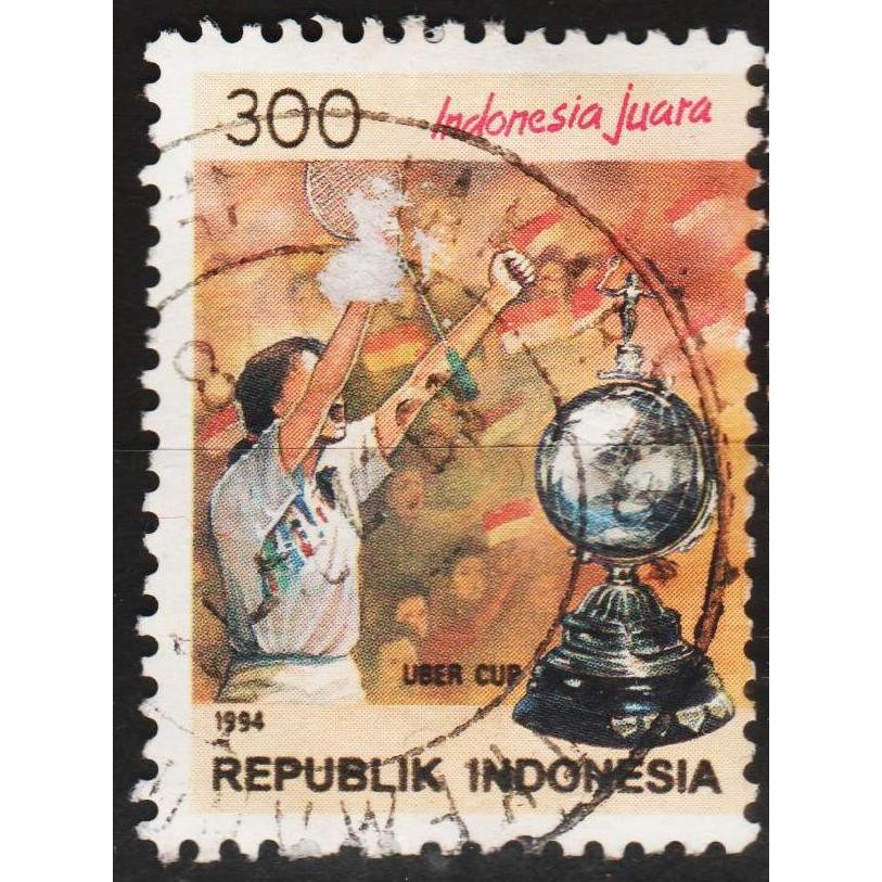 

Perangko Filateli D52 - Indonesia VFU 1v 22.06.1994 Indonesia The Winner Of The Thomas And Uber Cups