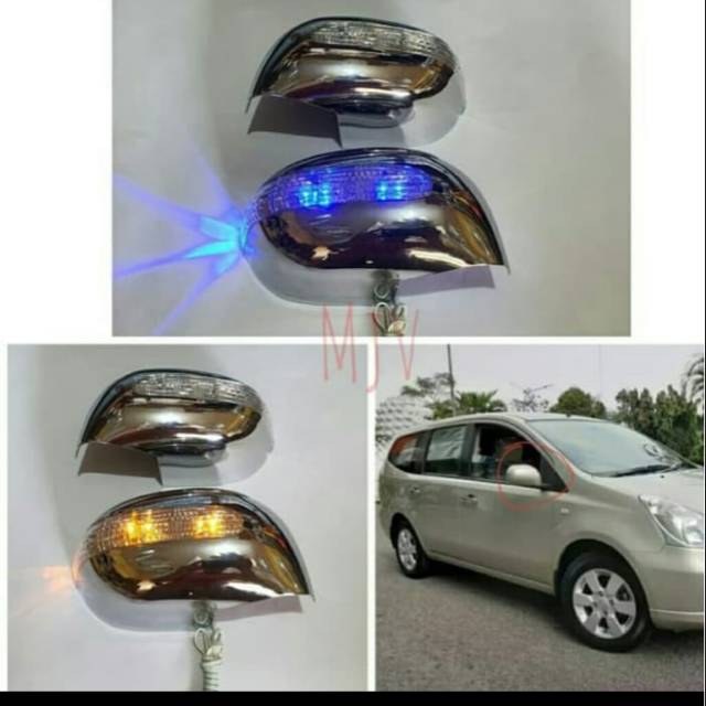 COVER SPION LAMPU GRAND LIVINA CHROME