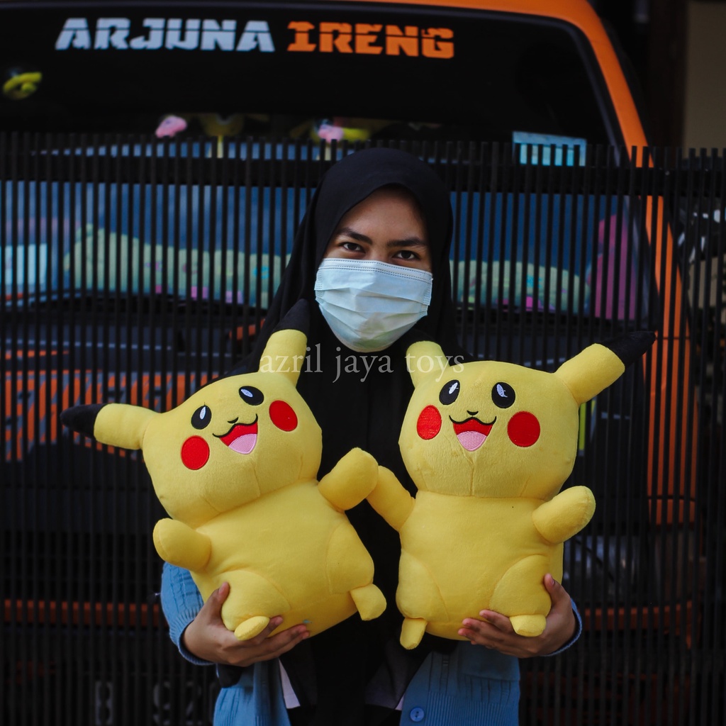 Boneka Pikachu Kuning Lucu