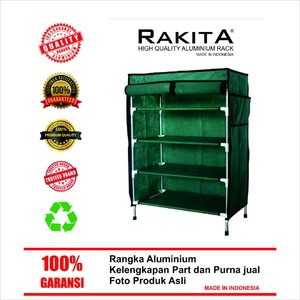 RAKITA Rak Sepatu Type RS004 4 susun + Cover