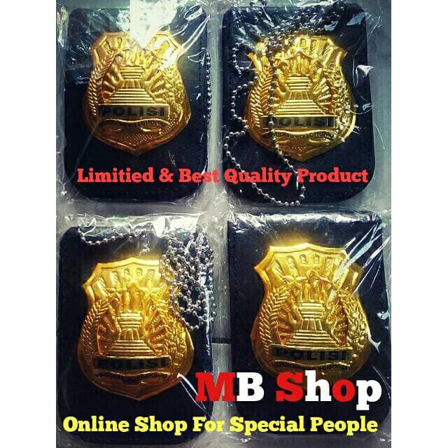 Kalung KTA Dinas Harian Lambang Kewenangan Polisi