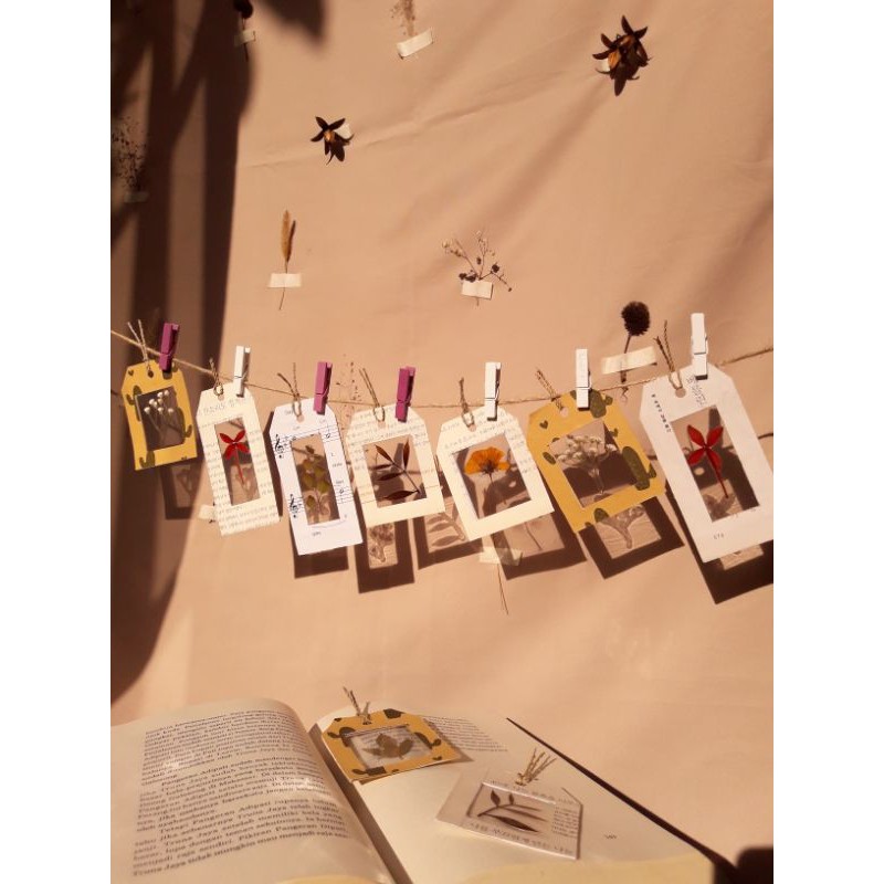 

[1 pcs] Pembatas buku | herbarium bookmark | handmade bookmark
