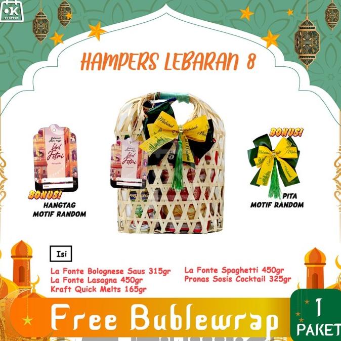 

```````] Hamper Lebaran 8 / Hampers Ramadhan/ Parcel La Fonte + Kraft + Pronas