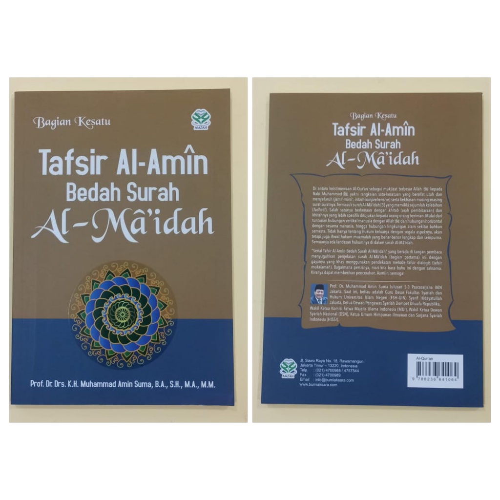 Tafsir Al-Amin Bedah Surah Al-Maidah - Muhammad Amin Suma - BA