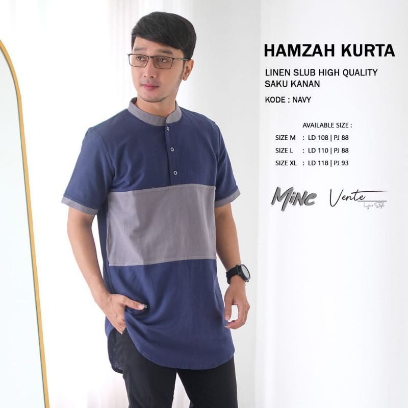 hamzah kurta by vente store online shop solo