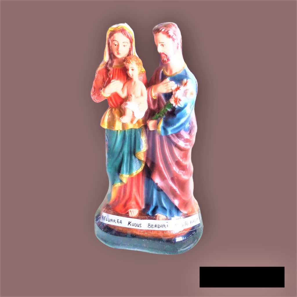 Patung Rohani Katolik/Patung Keluarga Kudus Berdiri 16/KK006/Standing Holy Family Fiber Religius Sta