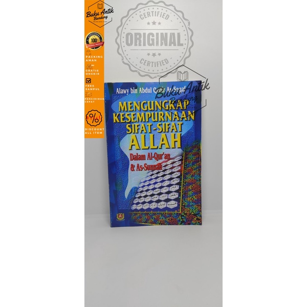 

Buku Original Mengungkap Kesemurnaan Sifat - Sifat Allah Dalam Al-Quran Dan As-Sunnah Alawy Bin Abdul Qadir As-Segaf