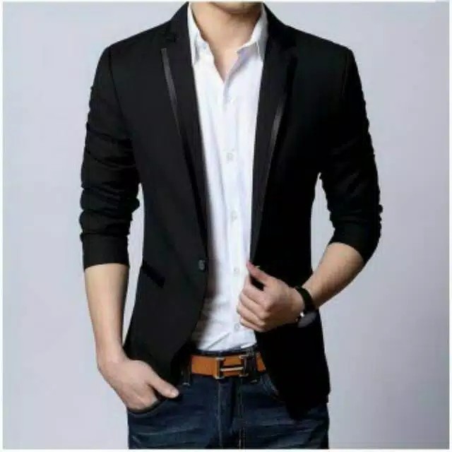 jas blezer pria style korea / jas blezer resmi / jas kantor / jas blezer pria