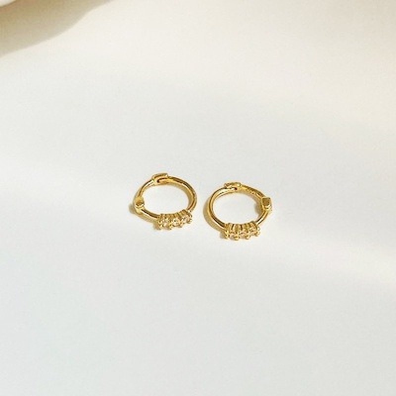 Anting Bulat Gaya Retro Korea Untuk Wanita