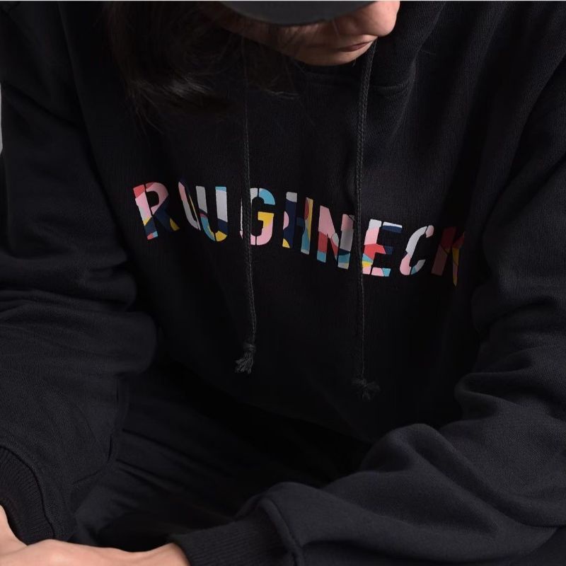 sweater roughneck H264 color  chalk black hoodie sweater pria hoodie roughneck