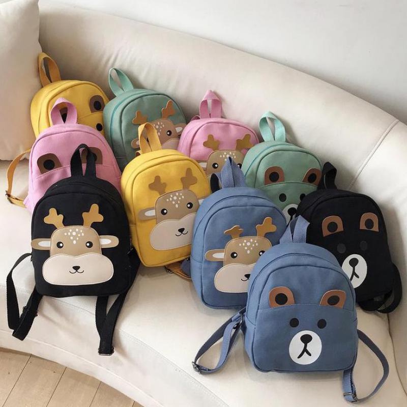 Flashmart Tas Anak Sekolah Dino / Bear / PeppaPig / PawPatrol / Barbie / Cars / Princess/Pinguin