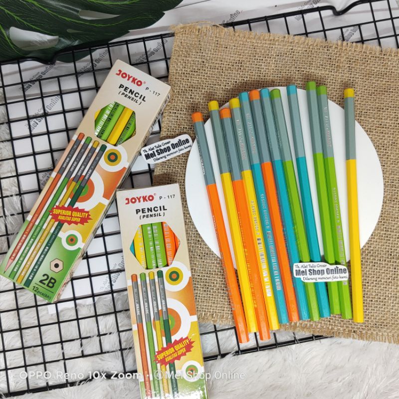 

Pensil Joyko 2 Cute Colour P-117 isi 12 pcs warna cakeppp