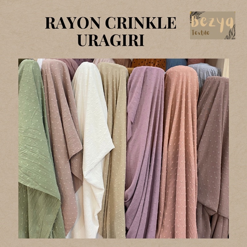 RAYON CRINKLE URAGIRI / RAYON URAGIRI / URAGIRI