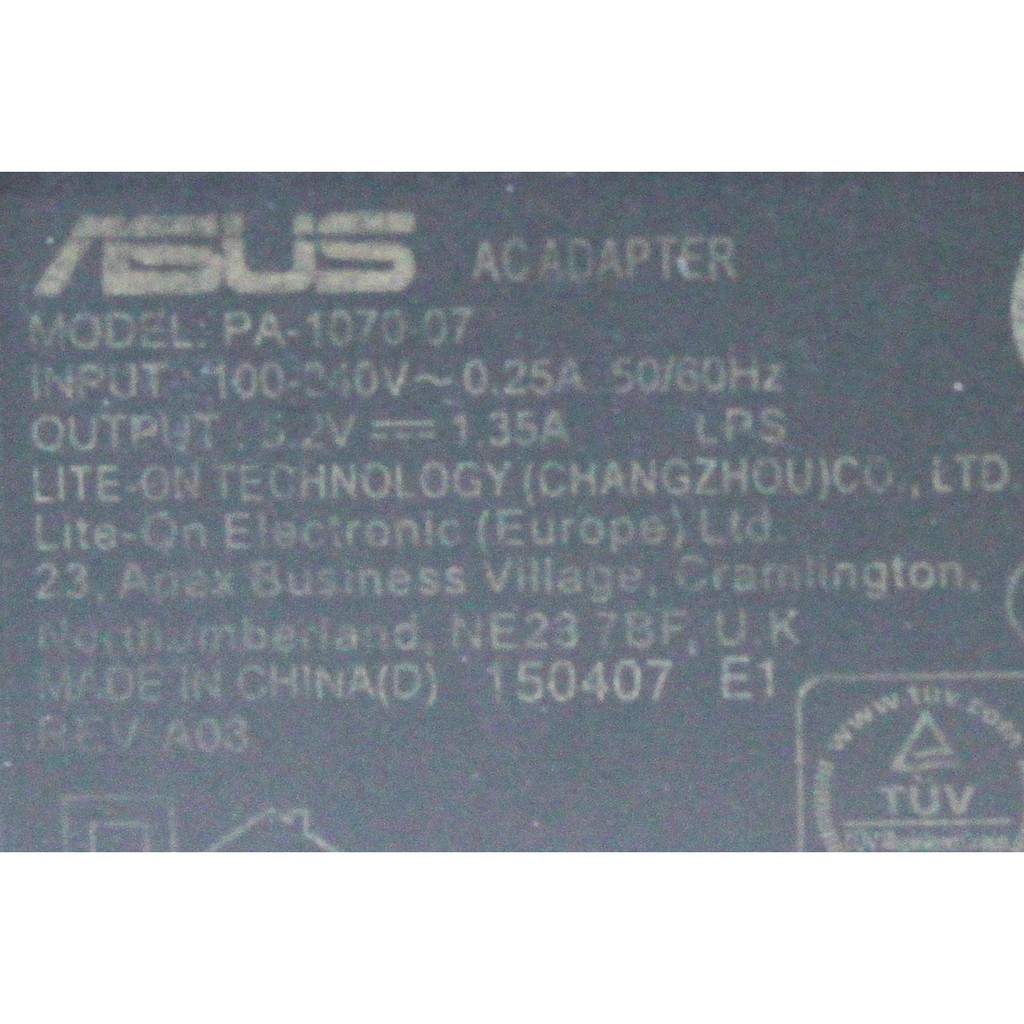 Adaptor Batok Charger Asus 1.35A Original Bawaan HP