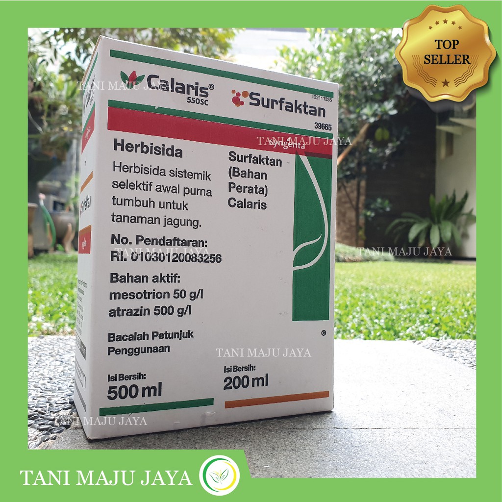 Herbisida Calaris 550SC 500 ml + Perekat 200 ml Obat Pembasmi Gulma Rumput Liar Tanaman Jagung