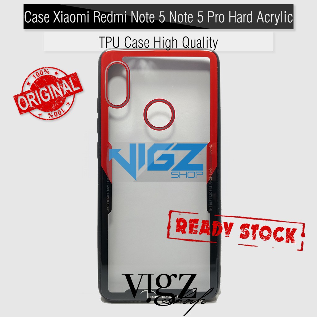 Case Xiaomi Redmi Note 5 Note 5 Pro Hard Acrylic TPU Case High Quality