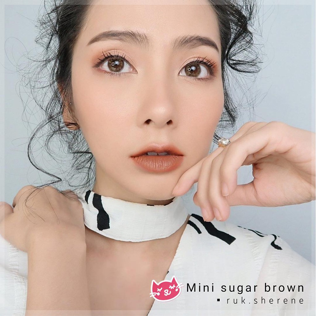 Softlens Kitty Kawaii Mini Sugar - Natural Gray Brown