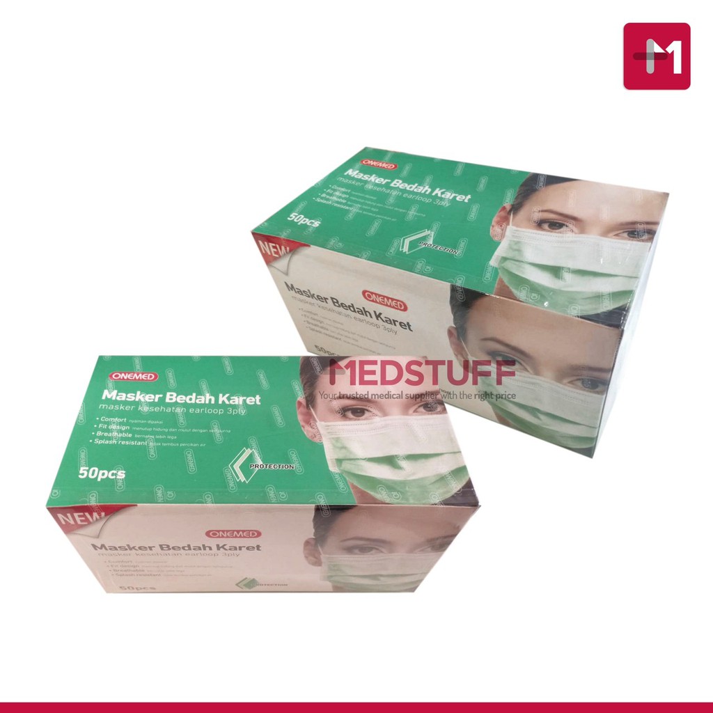 Masker Earloop Masker Bedah Karet Motor Debu Mulut Onemed Masker Earloop Masker Bedah Karet Motor Debu Mulut Onemed