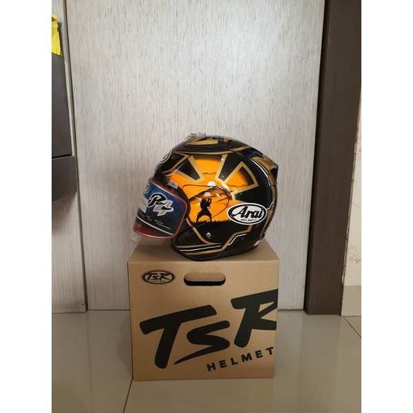 helm tsr pedrosa gold