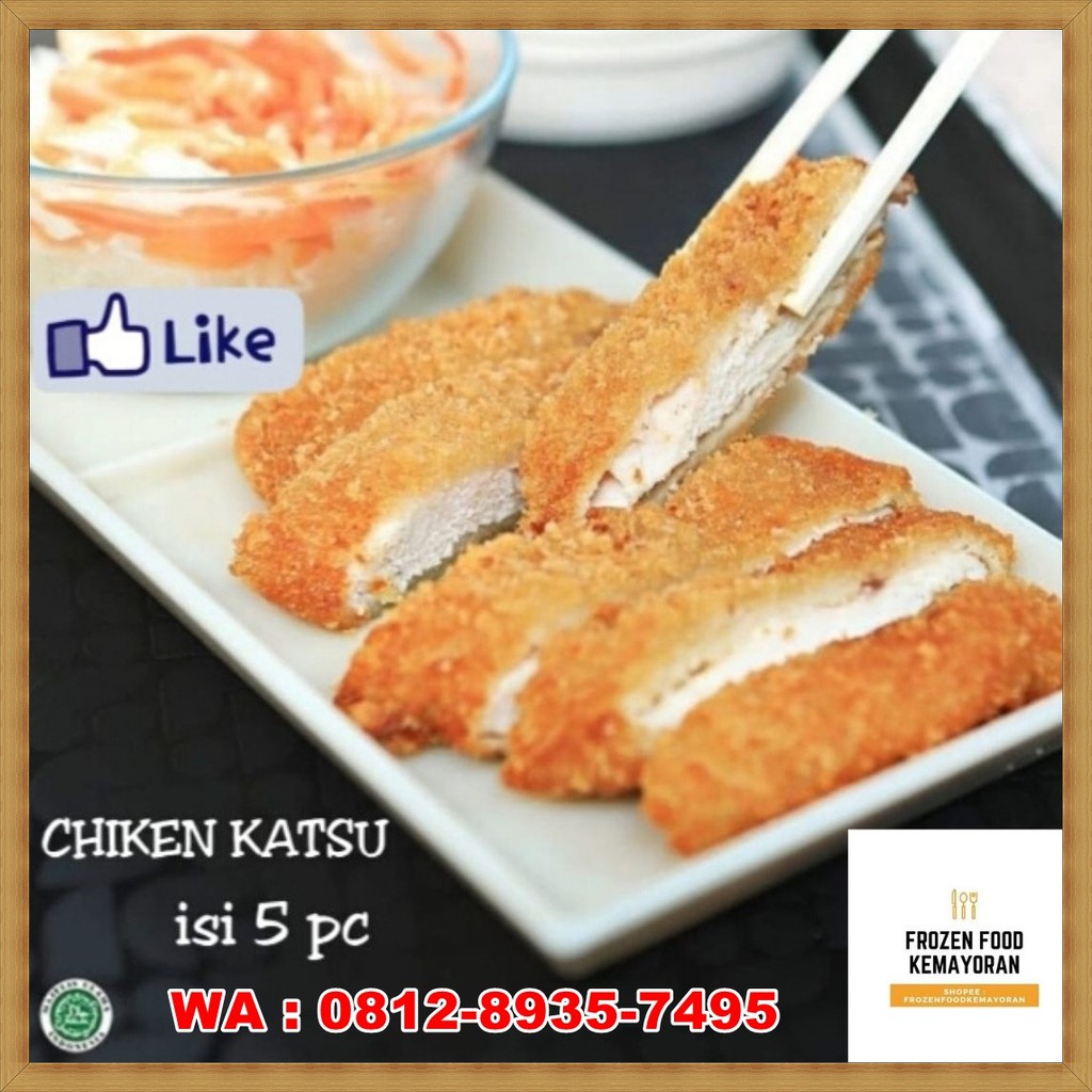 

CHICKEN KATSU ISI 5 PCS MAKANAN BEKU