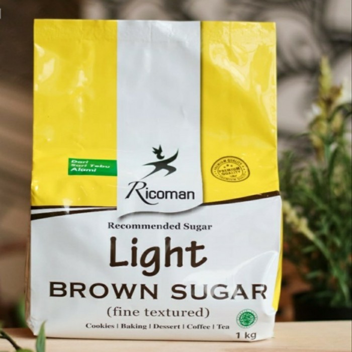 

Ricoman Light Brown Sugar 1kg