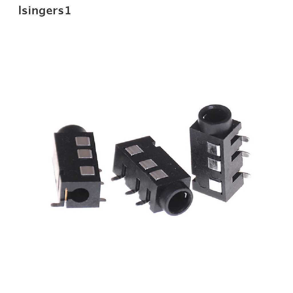 (lsingers1) 10pcs PJ-320D 4 Pin SMD 3.5mm Female Konektor Jack Headphone PCB Mount