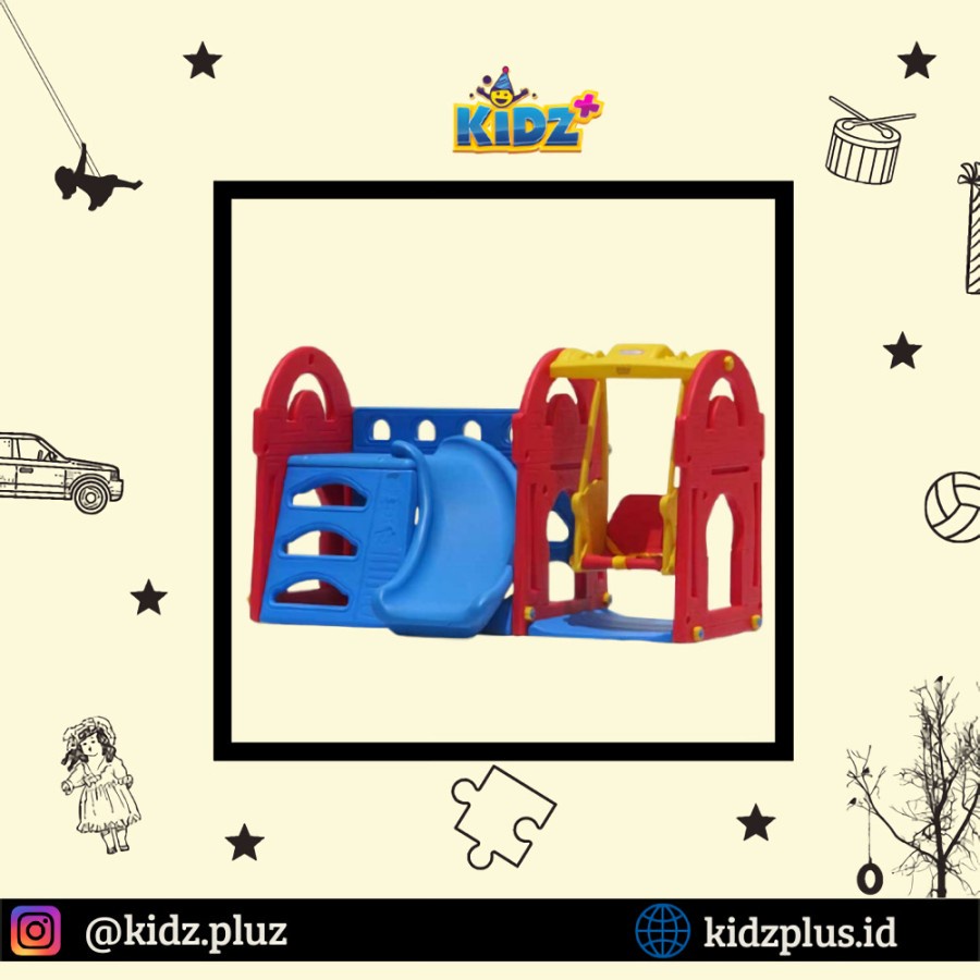 Sewa haenim Little Castle Slide and Swing