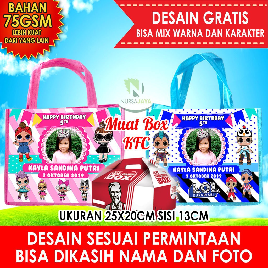 

TERLARIS , Tas Ultah Tas Ulang Tahun Tas Ultah Souvenir Landscape SVN340
