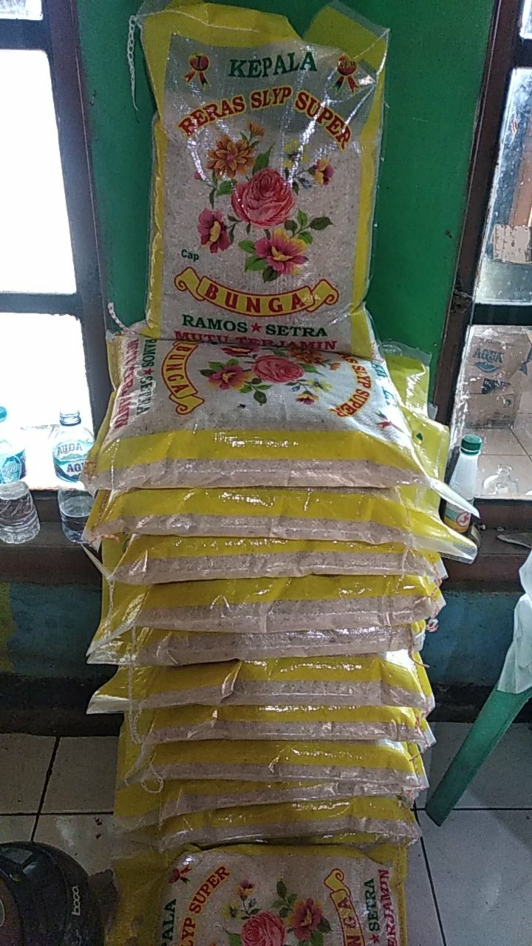 Karung Beras Laminasi 5kg Merek Bunga