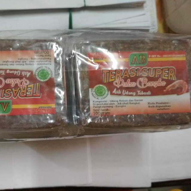 

Terasi super asli Bangka 100gram
