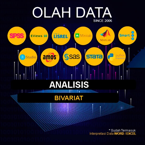 Jasa Olah Data Uji Analisis Bivariat termasuk Interpretasi Lengkap