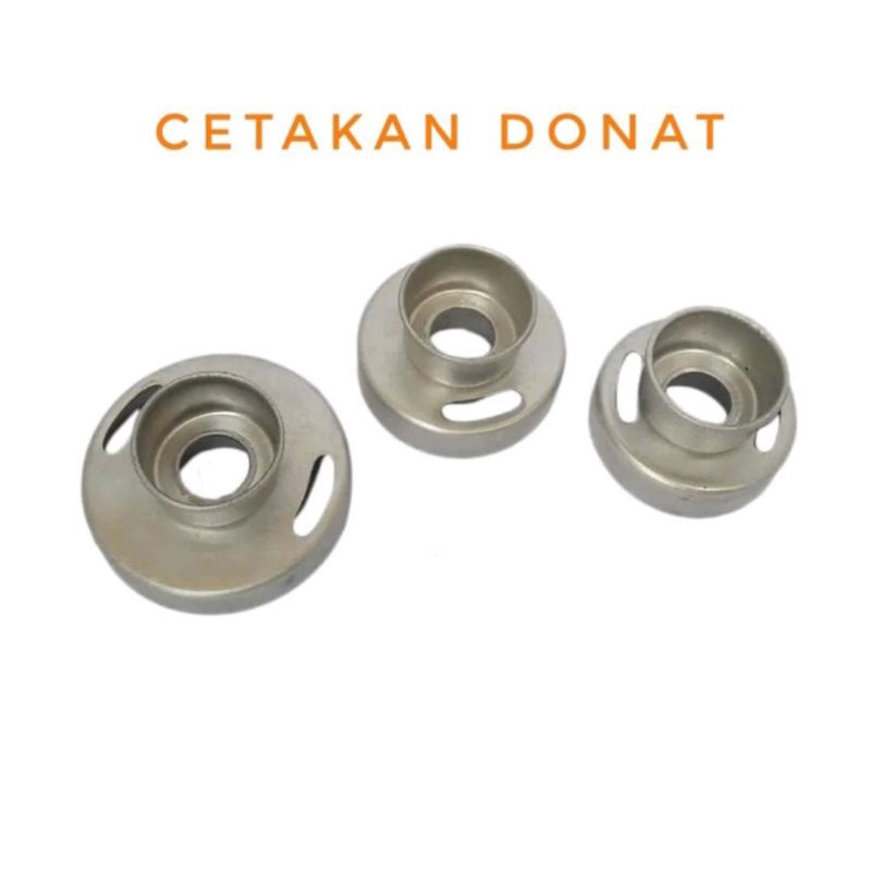 3pcs CETAKAN KUE DONAT / CETAKAN DONAT DONUT ALUMINIUM ISI 3 PCS