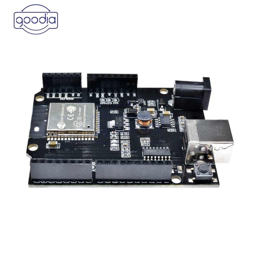 ✈【Fast/COD】✈ Arduino UNO D1 R32 ESP32 WiFi blu-e-t-ooth Module 4MB Flash Board CH340 USB Type-B Module