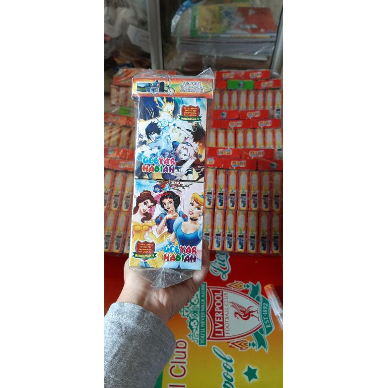 Mainan Kotak Kado isi 25 berhadiah Mainan + Uang tunai dan hadiah menarik lainnya