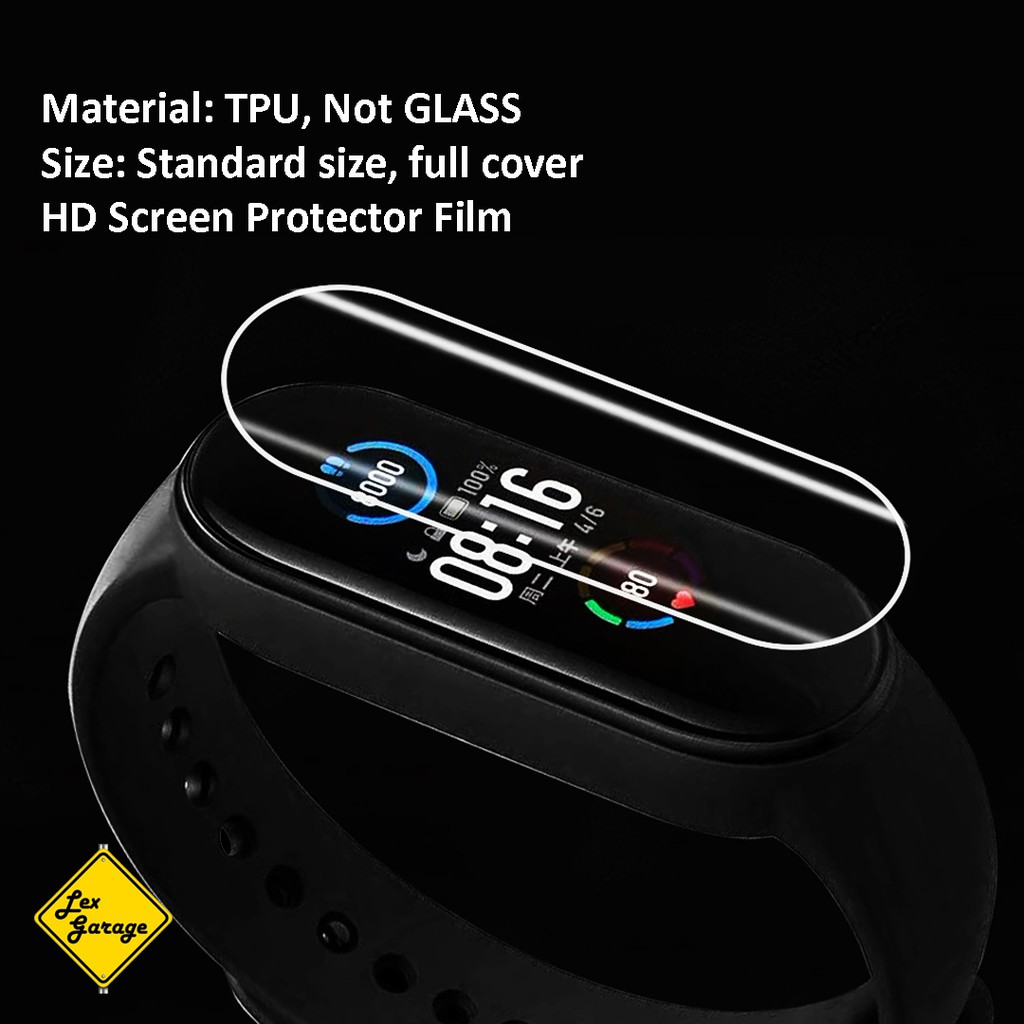 Anti Gores Mi Band 6 Mi Band 5 Screen Guard Protector - Soft TPU