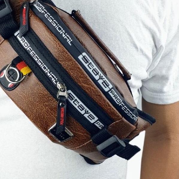 TAS SELEMPANG PRIA Waistbag Original POLO AMSTAR
