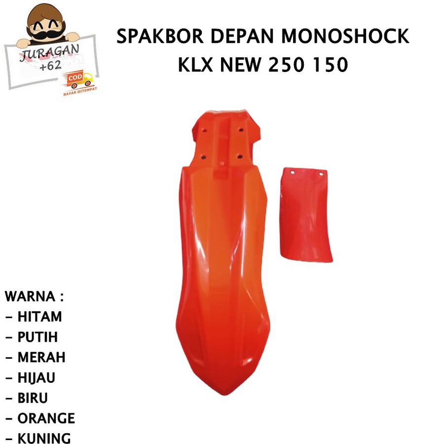 SPAKBOR SET KLX NEW 150 250 DTRACKER DEPAN COVER LUMPUR MONOSHOCK D TRACKER