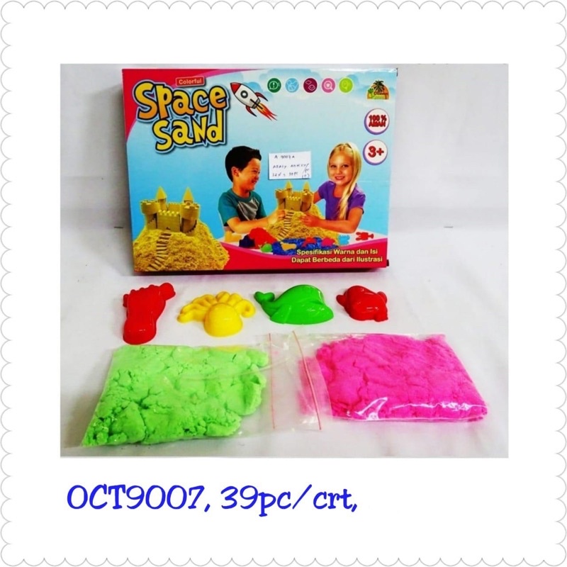 MAINAN PASIR MAGIC SAND OCT9007 SPACE SAND / PASIR AJAIB OCT 9007