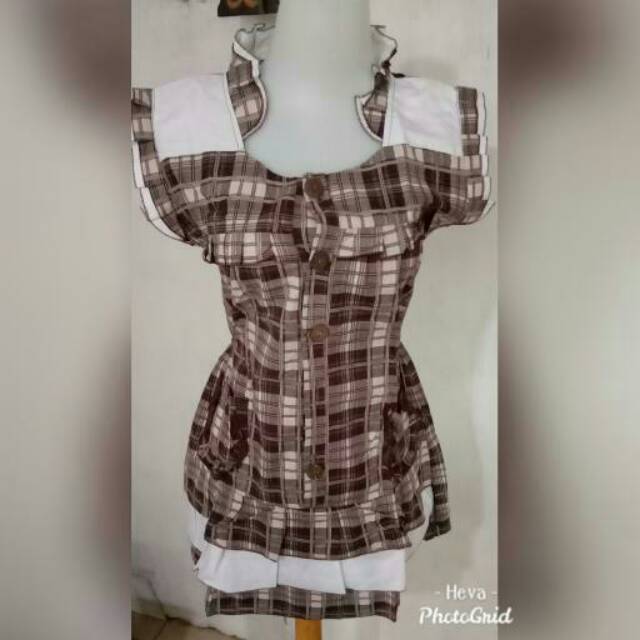 Dress kotak