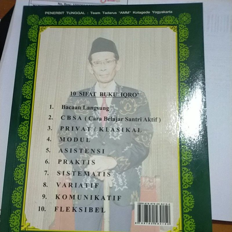 ORI IQRO plus juz amma bendel besar kertas CD penerbit balai litbang LPTQ nasional